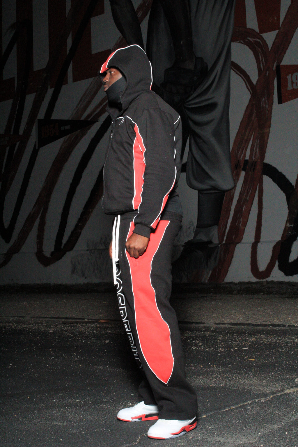 HP Black Jogger Suits