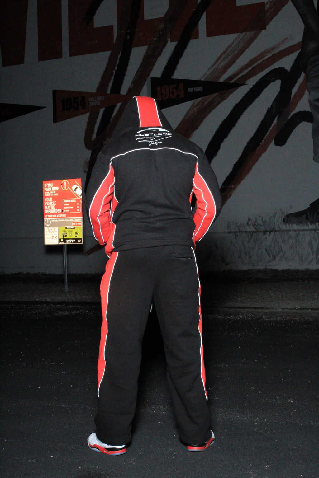 HP Black Jogger Suits